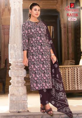 Ganpati batik pant vol 15 dress material wholesale in surat
